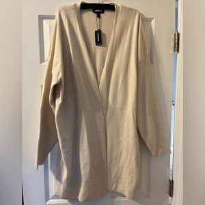 BNWT Super-soft cream Express cardigan